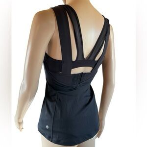LULULEMON black Super Sport tank size 4